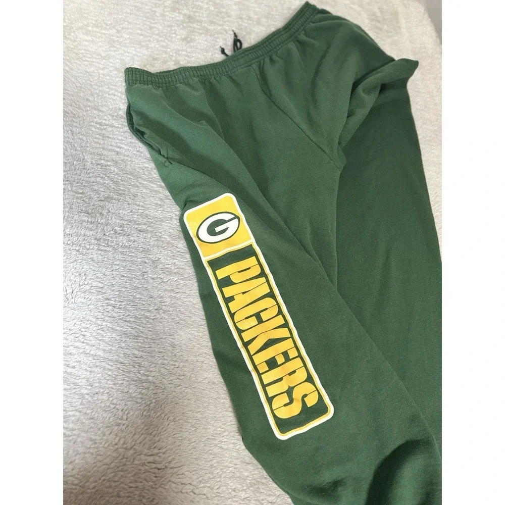 NFL Greenbay Packers Men's Green Joggers Size XL Sweatpants
